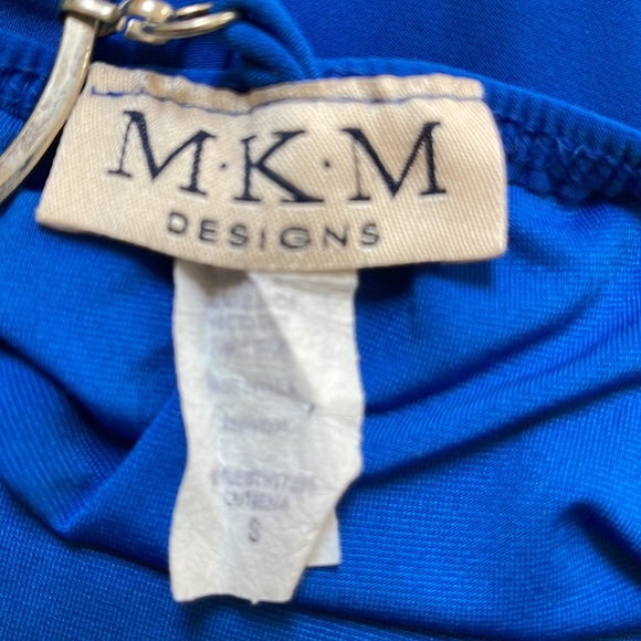 MKM sleeveless top blue size small - Picture 3 of 5